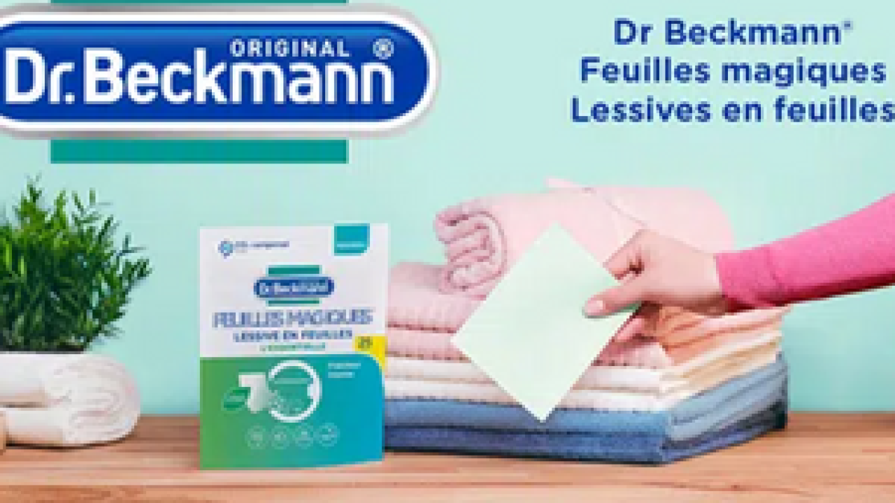 Test Dr. Beckmann : Packs de lessive en feuilles gratuits